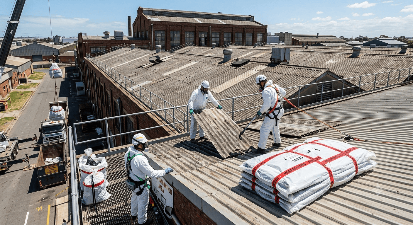 Commercial Asbestos Roof Removal in Sydney
